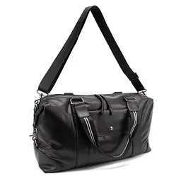 Дорожня шкіряна сумка TIDING BAG A25F-5218A чорна - мініатюра 7