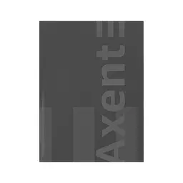 Книга записна Axent A4 One color, 96 аркушів клітинка, сірий (8426-4-A)