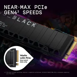 Накопичувач SSD Western Digital m.2 NVMe 4TB SN850X Black (WDS400T2XHE-00BCA0) - мініатюра 7