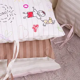 Подушки-борти MirSon Kids Time 18-300 Cream time бежеві 12 шт. - мініатюра 7