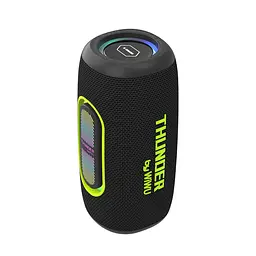 Bluetooth Колонка WIWU H7 Thunder Wireless Portable Speaker Black - мініатюра 2
