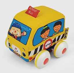 Іграшка Ks Kids Машинки Pull-back (шкільний автобус і пожежна машина) (6892322) - мініатюра 3