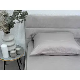Наволочка Ecotton Chateau Grey сатин 50х70 см 2 шт. сіра (24737) - мініатюра 3