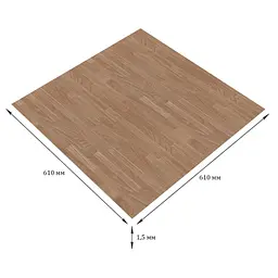 Самоклеюча LVT плитка 610х610х1,5 мм SW-00003277 - мініатюра 2