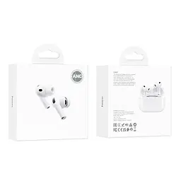Навушники бездротові HOCO EW97 True wireless ANC noise reduction BT headset Білі - мініатюра 2