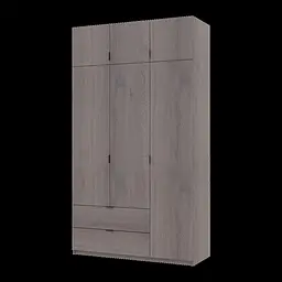 Розпашна Шафа для одягу Doros Лукас Канноло/Канноло 3 ДСП 135х50х240 (44900369) - мініатюра 1