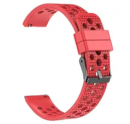 Спортивний ремінець з перфорацією Primo для годинника Samsung Gear S2 Classic SM-R732/RM-735 Red - мініатюра 3