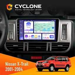 Штатна магнітола Nissan X-Trail 2001-2004 Cyclone C9-011 4x64, DSP Cyclone (НФ-00007682)