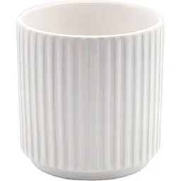 Ваза-кашпо МВМ My Home, 11 см, біла (DH-FLOWERS-24 S WHITE)