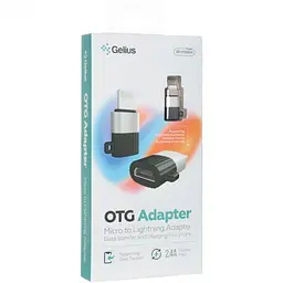 Переходник OTG Gelius Adapter Micro to Lighting GP-OTG004 - мініатюра 4