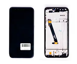 Дисплей Huawei Honor 9 Lite Dual Sim (LLD-L31) чорний + рамка