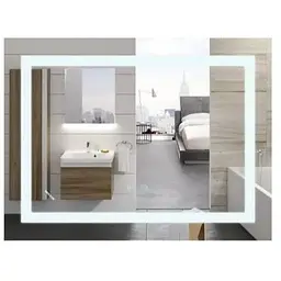 Дзеркало Mixxus WARM MR12-70x50-REVERSE з LED Touch, Anti-fog, димером, регулюванням яскравості (MI6670)