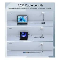 Дата кабель USB-C to USB-C 2.0m USB4 Gen 3 240W 8K Choetech (XCC-1042) - мініатюра 5