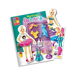 Магнітна гра Одягалка "Блондинка" Vladi Toys VT3204-30 Укр - мініатюра 2
