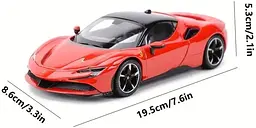 Машинка Rastar Ferrari SF90 Stradale на управлінні 1:24 червоний 97600 - мініатюра 6