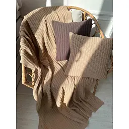 Плед Прованс Cotton бежевый 120 х 200 см (039527) - миниатюра 10