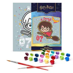 Картина за номерами "Harry Potter, Гаррі Поттер: Політ на мітлі" 25х25 см - мініатюра 3