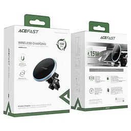 Автотримач для телефону із БЗП ACEFAST D3 magnetic wireless charging car holder сріблястий - мініатюра 3