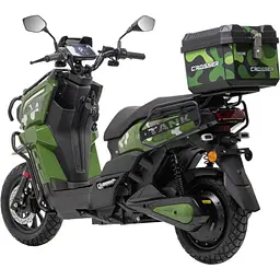 Електроскутер Двомісний Crosser CR-21 PRO (2500W 76.8V/40Ah) Зелений - мініатюра 11