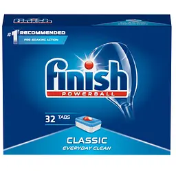 Таблетки для посудомийних машин Finish Classic, 32 шт.