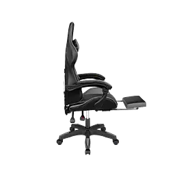 Крісло геймерське Kruger & Matz GX-150 з підставкою для ніг Black/Grey - мініатюра 4
