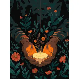 Картина за номерами "Надія в долонях" arttem_illustration 12519-AC 30х40 см