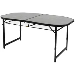 Стіл Bo-Camp Northgate Oval 150x80 cm Black/Grey (1404188) - мініатюра 3
