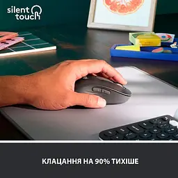 Миша бездротова Logitech Signature M650 L Left Graphite (910-006239) - мініатюра 2