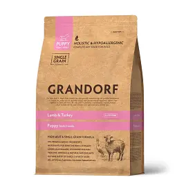 Сухий корм Grandorf Dog Puppy Lamb & Turkey ягня та індичка для цуценят від 3 тижнів 3 кг