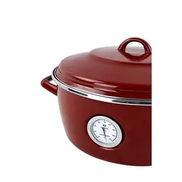 Каструля-жаровня з кришкою Vitrinor Dutch Oven 2111691 26 см 5 л червона - мініатюра 4
