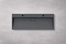Умивальник VBI Este 120x46 см накладний/підвісний 2/O black VBI-019930