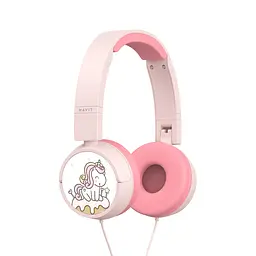Навушники дитячі дротові накладні HAVIT H231d Pink HAVIT (28347-000) - мініатюра 2