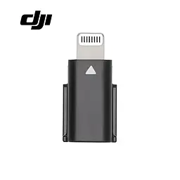 Адаптер-перехідник для мікрофона DJI Mic 1 Lightning, Чорний (CP.RN.00000333.01) - мініатюра 3