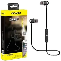 Бездротові навушники - стерео-гарнітура Bluetooth Awei A980BL - мініатюра 4