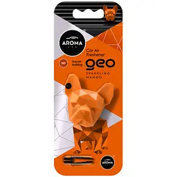 Ароматизатор в авто Aroma Car Geo Dog Polymer Sparkling Mango (5904224120542) - мініатюра 2