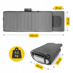 Масажна накидка 4FIZJO Lite з підігрівом Grey (P-5905973404099) - мініатюра 7