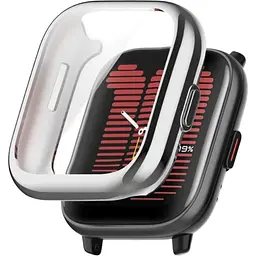 Чохол-накладка DK Silicone Face Case для Xiaomi Amazfit Active (A2211) (silver)