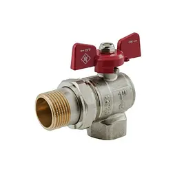 Кран кульовий з американкою Nolf classic 1" кутовий NFC.941-10 (NF3157) - мініатюра 3