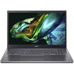 Ноутбук Acer Aspire 5 A515-58M-74FT з процесором Intel Core i7-1355U pana la 5.0 GHz, 15.6", Full HD, IPS, 16GB DDR5, 512GB SSD, Intel Iris Xe графікою, NO OS, Steel сірий - мініатюра 4