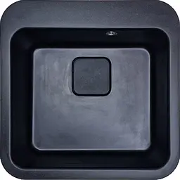 Кухонна мийка Adamant EXIST чорна 500x500x190 мм, без крила 50 см