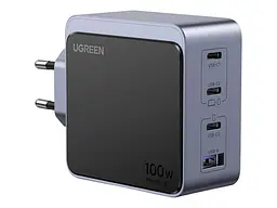 Мережевий зарядний пристрій UGREEN X565 Nexode S 100 W Gray (35043)