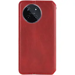 Шкіряний чохол-книжка GETMAN Cubic (PU) для Realme 11 4G Червоний - мініатюра 2