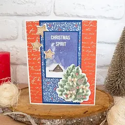 Набір для створення 3-х Різдвяних листівок Awaiting Christmas FDGCK-036 - мініатюра 4