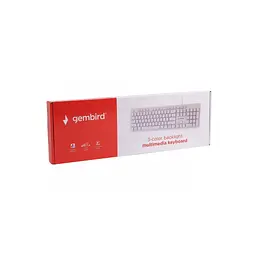 Клавіатура Gembird KB-UML3-01-W-UA USB White (KB-UML3-01-W-UA) - мініатюра 5