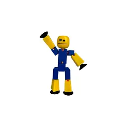 Фігурка для анімаційної творчості STIKBOT (синьо-жовтий) - мініатюра 2