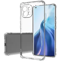 TPU чохол GETMAN Ease logo посилені кути Full Camera для Xiaomi 17 Безбарвний (прозорий) - мініатюра 2