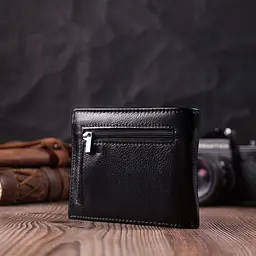 Чоловічий шкіряний портмоне ST Leather 11,5х9,5х1,5 см acs0028310 - мініатюра 7