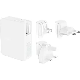 Зарядний пристрій мережевий Belkin 140Вт 3хUSB-С GAN PD PPS, USB-A, білий