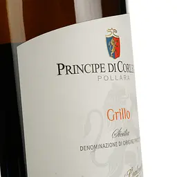 Вино Principe di Corleone Grillo Sicilia DOP біле сухе 0.75 л - мініатюра 3