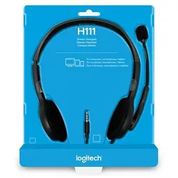 Навушники Logitech H111 Stereo Headset with 1 x 4pin jack (981-000593) - мініатюра 10